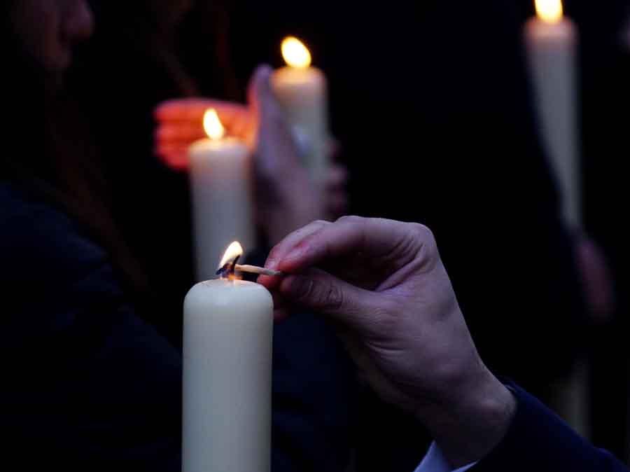 El Vía Crucis de las Cofradías en imágenes.