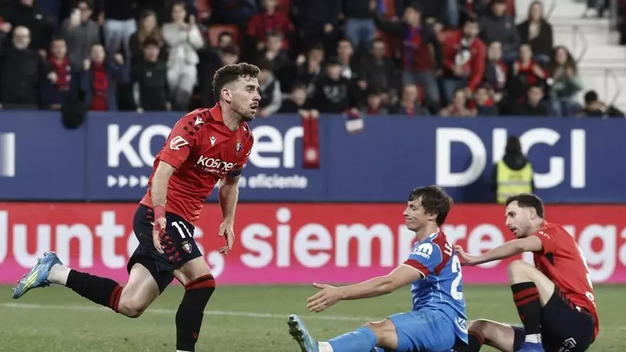 Osasuna aprovechó la expulsión del Atlético: Así fue el gol de Kike Barja