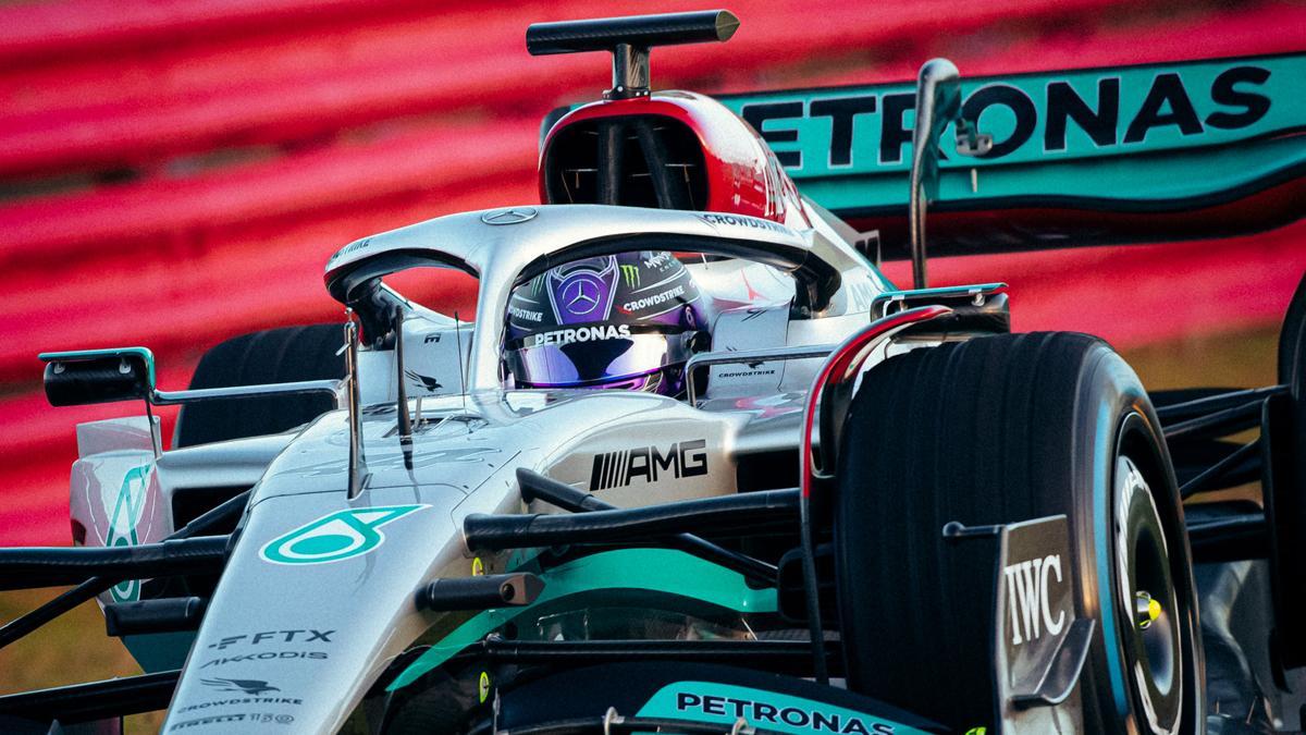 Mercedes lanza el primer vídeo on board de Hamilton con el nuevo monoplaza