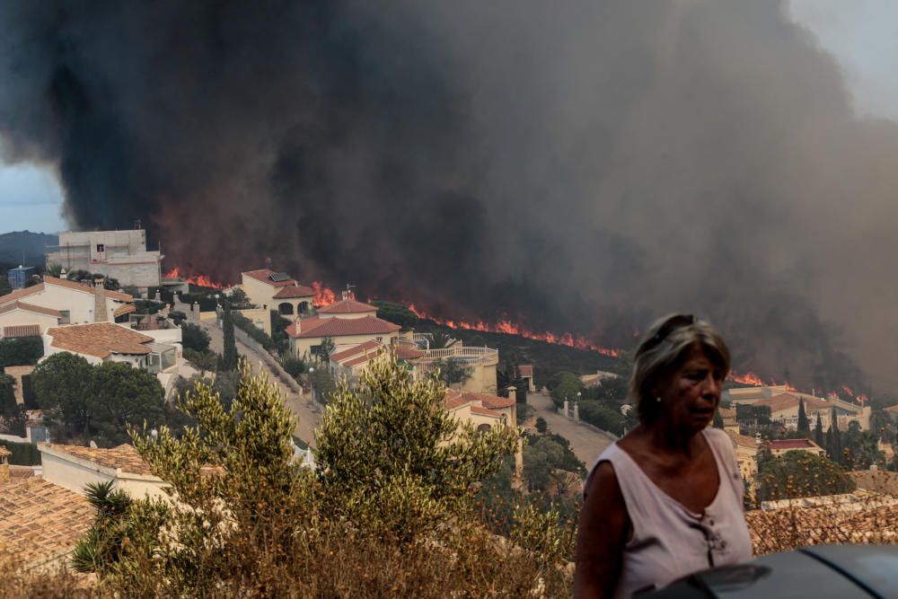 Incendio en Jávea