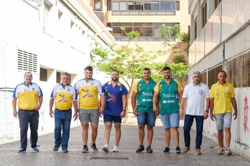 19-06-18. LAS PALMAS DE GRAN CANARIA.  Reportaje de lucha canaria. Representantes del Maninidra y del Gáldar analizarán la final del viernes. FOTO: JOSÉ CARLOS GUERRA.  | 19/06/2018 | Fotógrafo: José Carlos Guerra