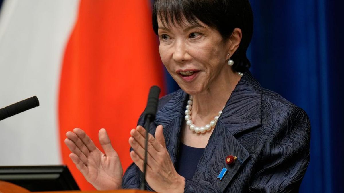 Sanae Takaichi, primera ministra de Japón.