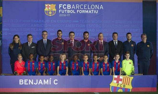 Las imágenes de la presentacion de la cantera del FC Barcelona