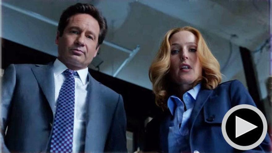 David Duchovny y Gillian Anderson.