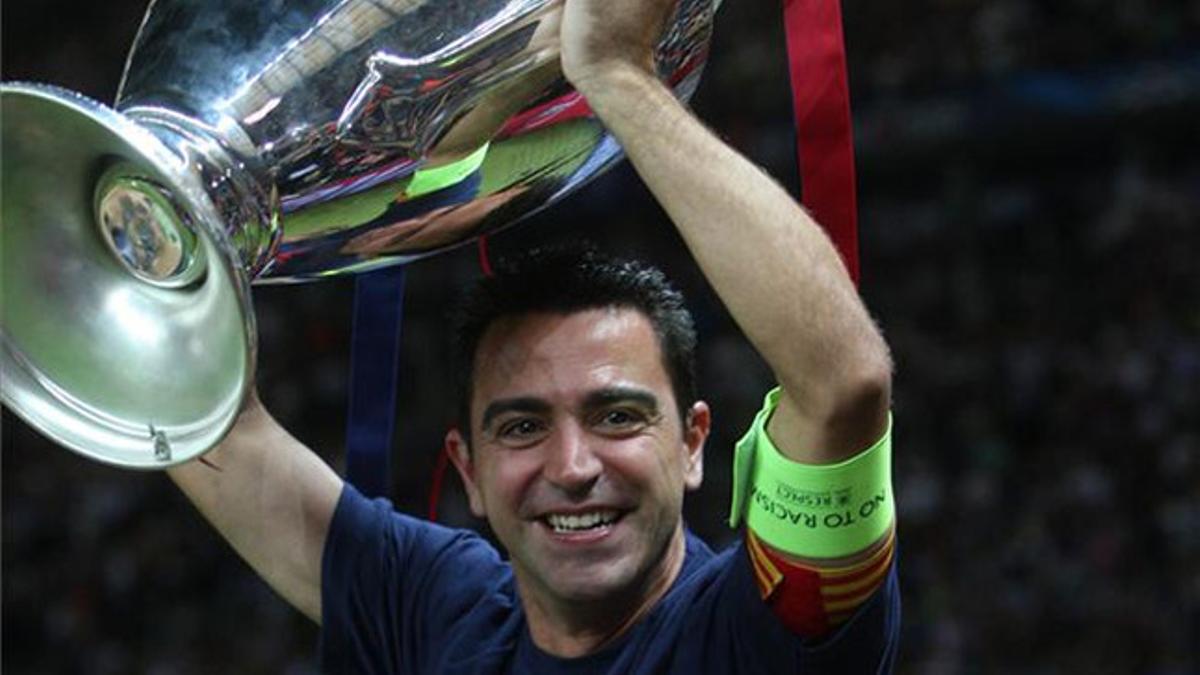 El récord de títulos de Xavi con el FC Barcelona, en peligro