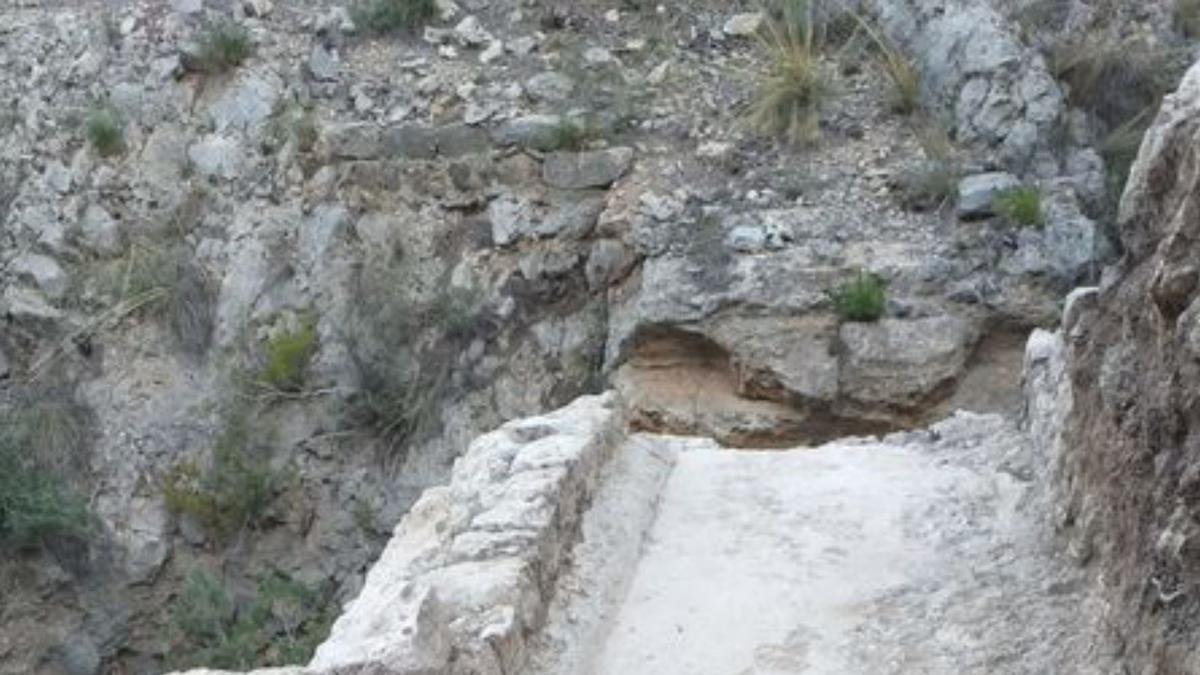 Una nueva evidencia cambia la historia del acueducto de Peña Cortada de Calles