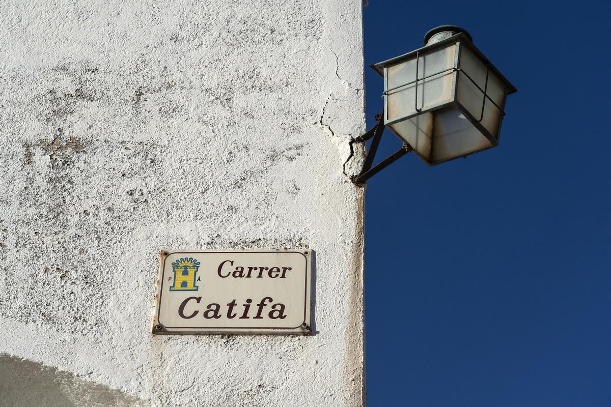 Calle Catifa de Palamós, donde estuvo una de las casas en las que habitó Capote.