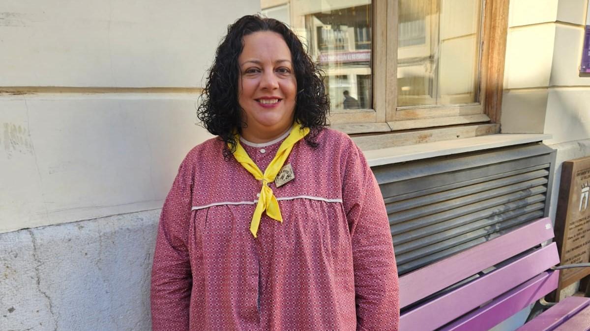 Carolina Pérez, primera presidenta de la Junta Local Fallera de Tavernes.