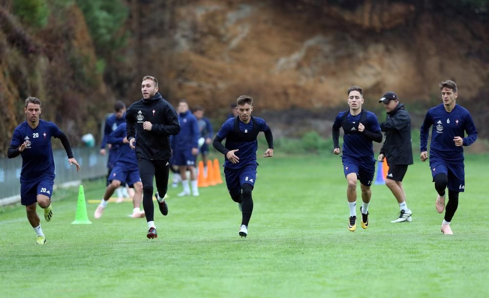 El Celta ya prepara el partido del viernes contra el Alavés // Marta G. Brea