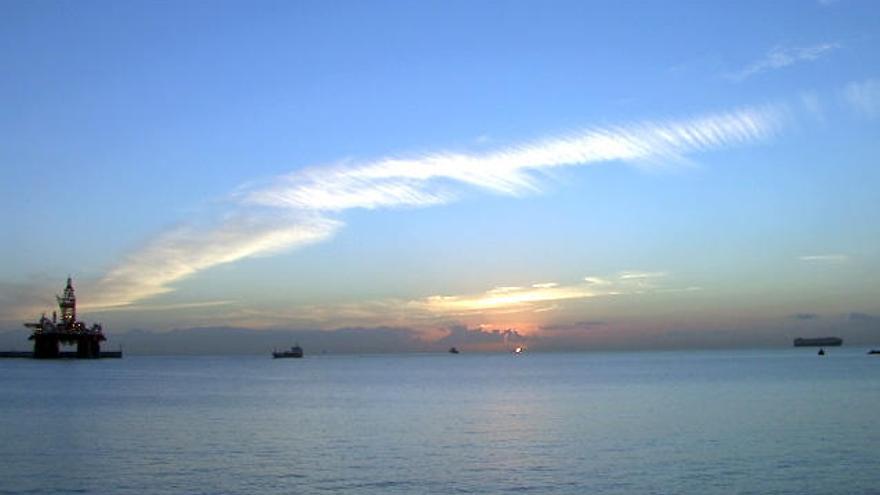 Imagen enviada por el lector &#039;Bonifa&#039; de la bahía de la capital grancanaria.