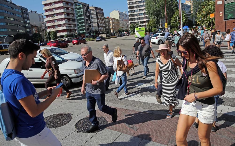 Ola de calor en Vigo