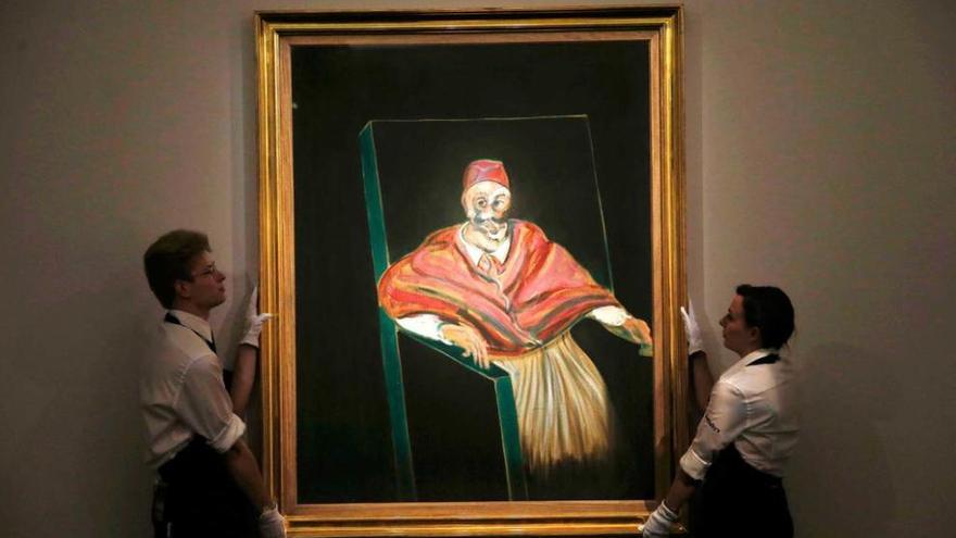 &quot;El Papa&quot; de Francis Bacon.