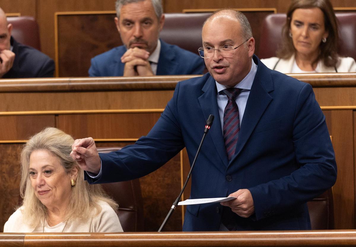 El secretario general del Partido Popular, Miguel Tellado.