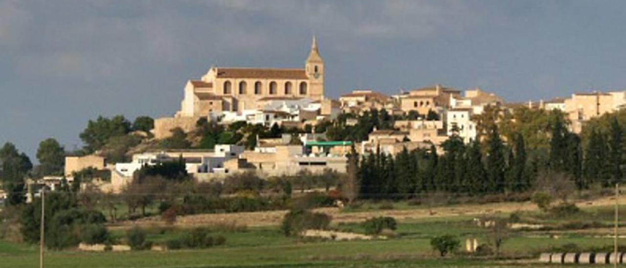 Plano general del pueblo de Santa Margalida. El suministro de agua está gestionado directamente por el Ayuntamiento.