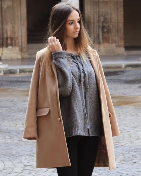 El jersey de Zara bajo abrigos