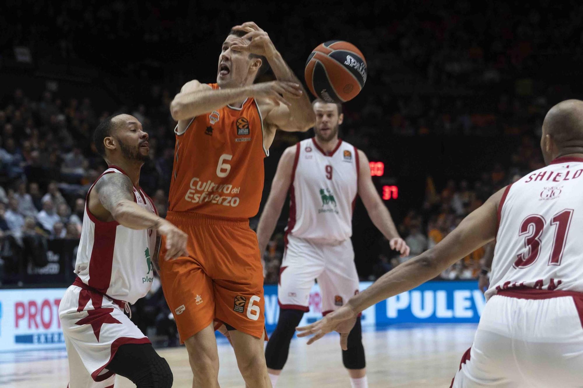 Partido de Euroliga Vlc Basket - EA Milán