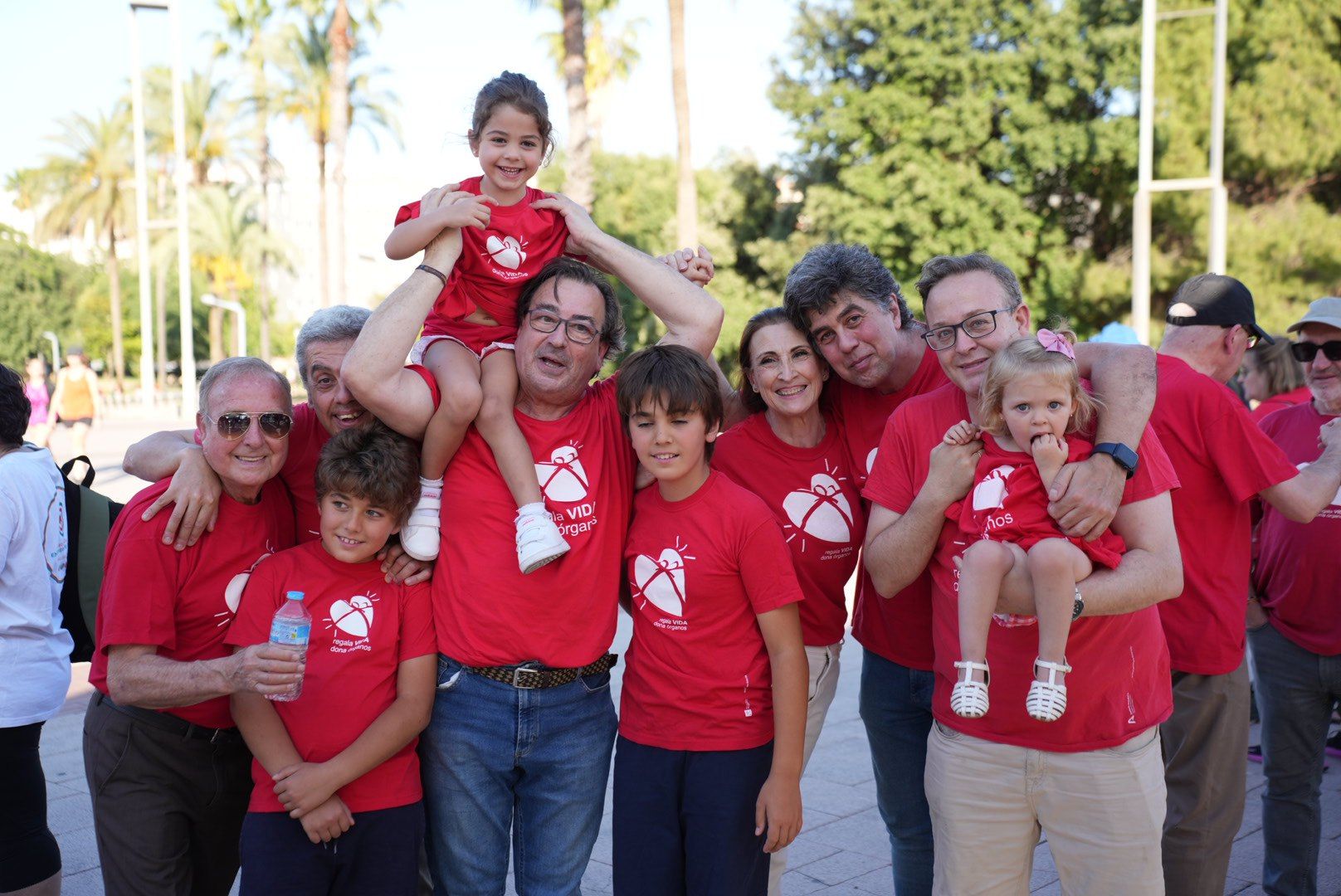 La marcha por la donación de órganos, en imágenes