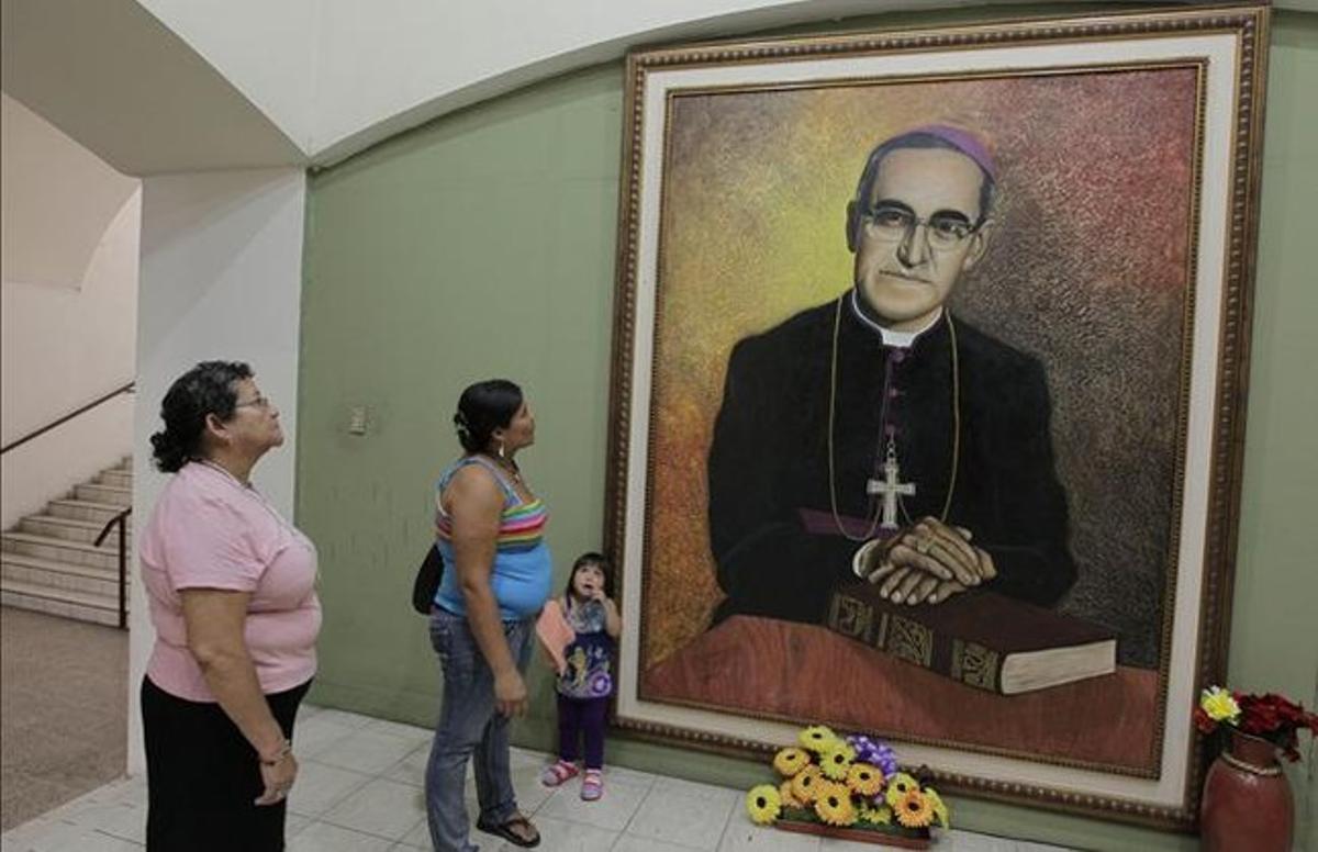 Retrato del arzobispo de San Salvador, Oscar Arnulfo Romero.