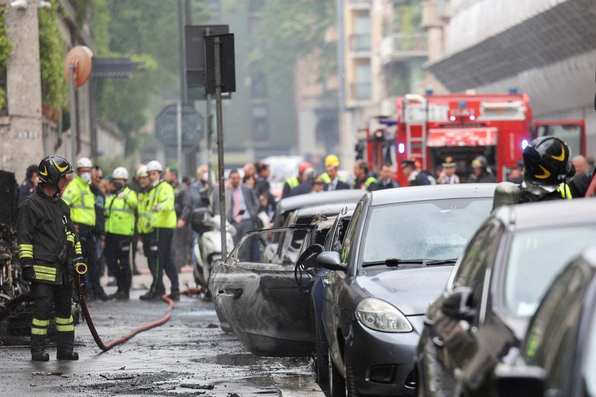 Fuerte explosión en el centro de Milán