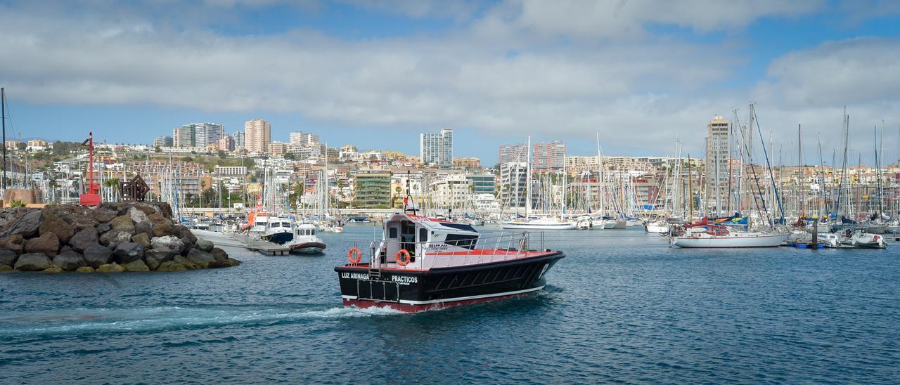 Imagen de una de las embarcaciones utilizadas por los prácticos en el Puerto de Las Palmas.