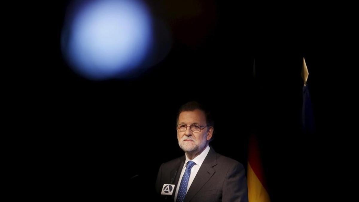 Mariano Rajoy, durante un acto la semana pasada en Madrid.