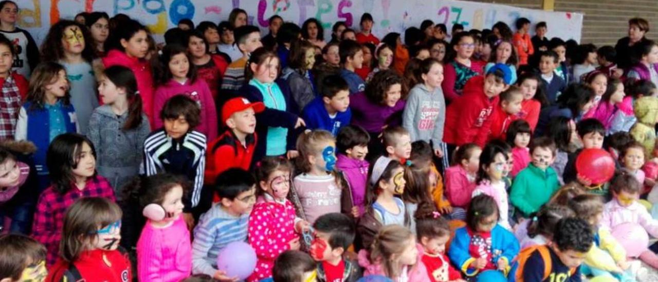 Los niños del colegio de Lieres visitan Sariego