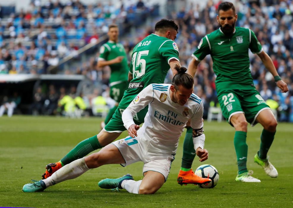 Imágenes del partido entre el Real Madrid - Leganés.