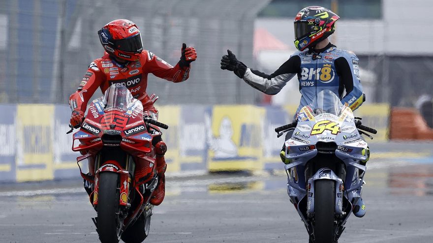 Fermín Aldeguer amenaza en Silverstone el récord de Marc Márquez