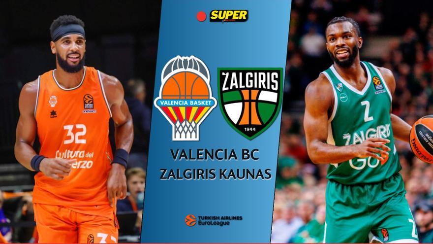 Euroliga, en directo | Valencia Basket - Zalgiris Kaunas