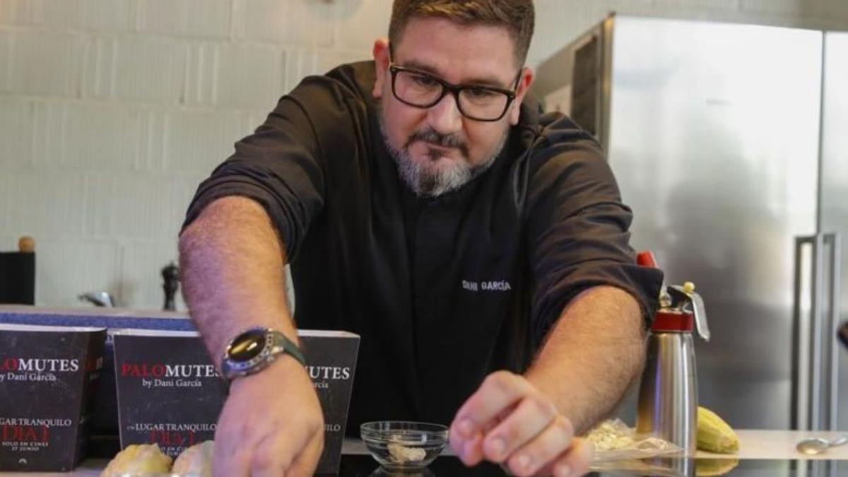 El chef marbellí Dani García, uno de los tres participantes del evento.