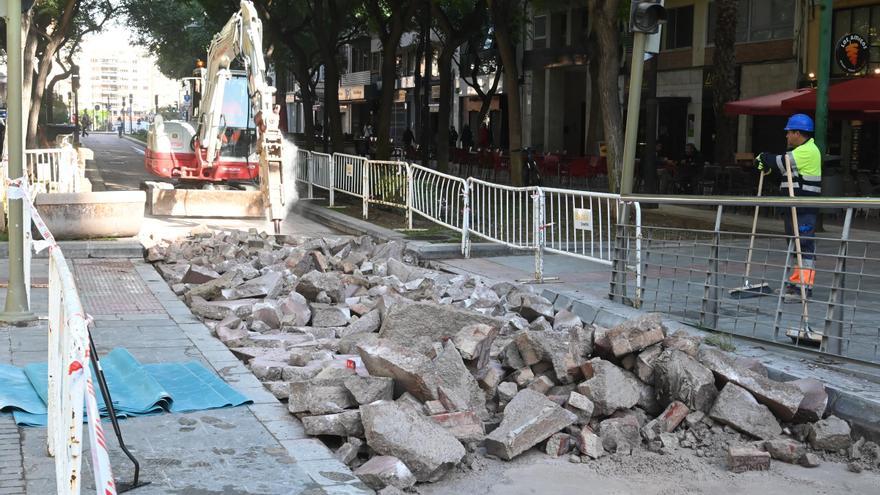 Comienzan las obras del TRAM por el centro de Castelló y se activa el recorrido alternativo. Por aquí circulará hasta el 26 de febrero
