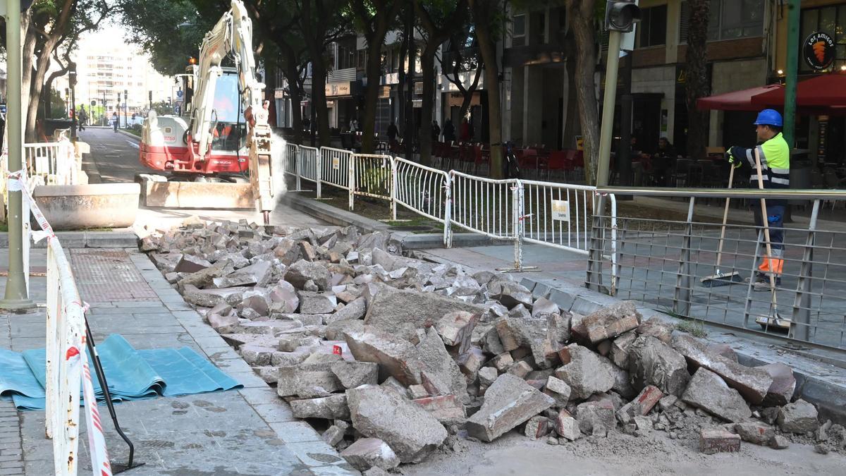 Comienzan las obras del TRAM por el centro de Castelló y se activa el recorrido alternativo. Por aquí circulará hasta el 26 de febrero