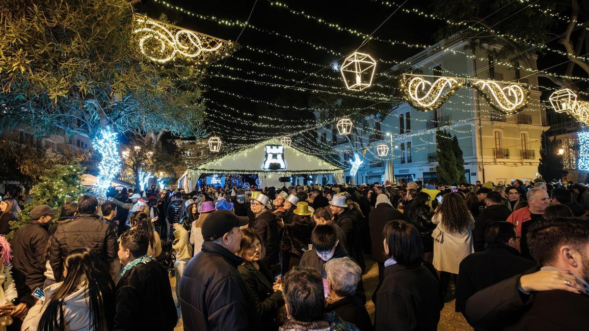 Imagen de archivo de la última fiesta de Nochevieja en Vara de Rey.