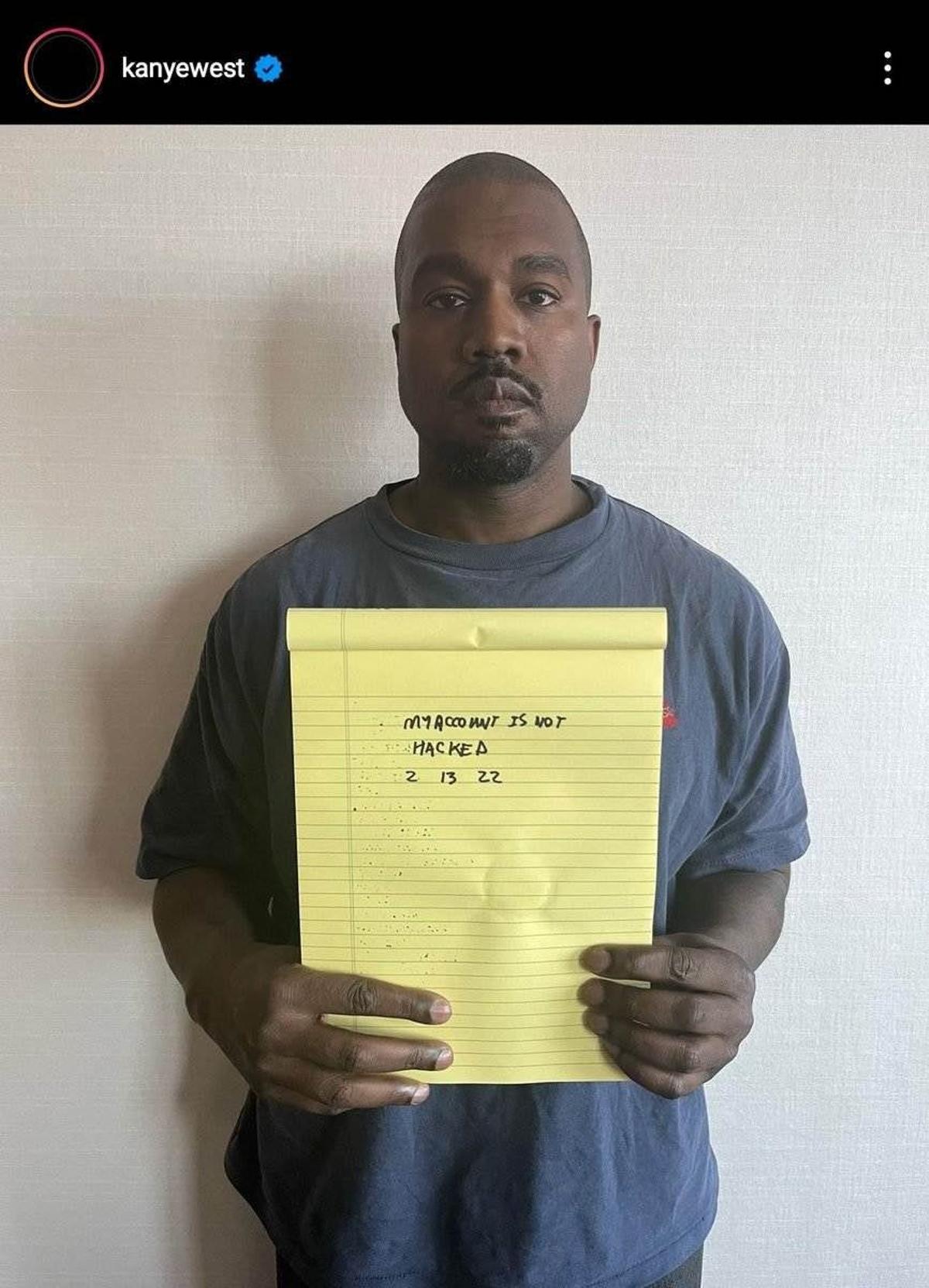 Kanye West asegura que no le han hackeado su cuenta