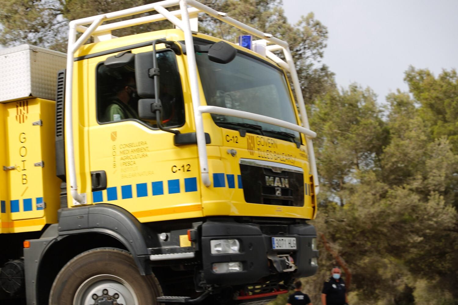 Nuevo incendio en el vertedero de Ibiza