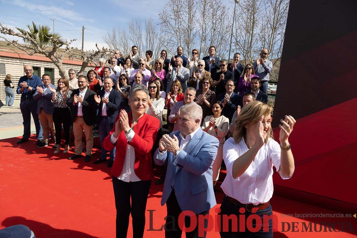 Presentación de José Vélez como candidato del PSOE a la presidencia de la Comunidad