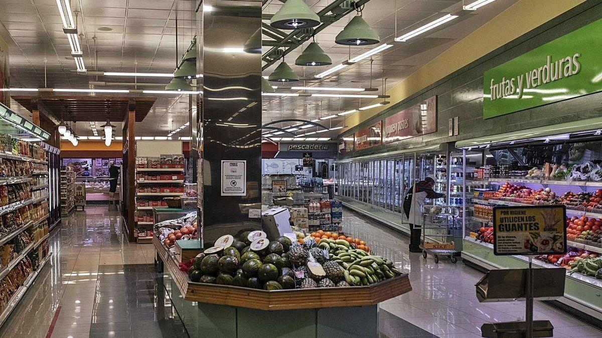 Un supermercado de Zamora capital.