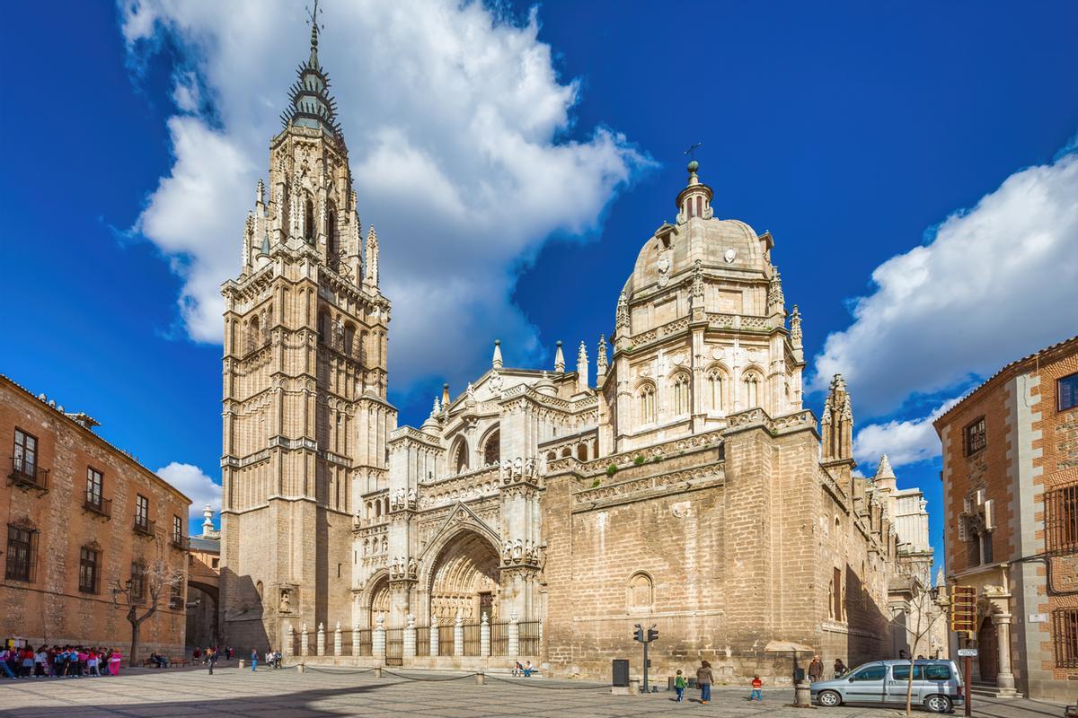 La catedral de Toledo es uno de los granes santuarios del arte europeo.