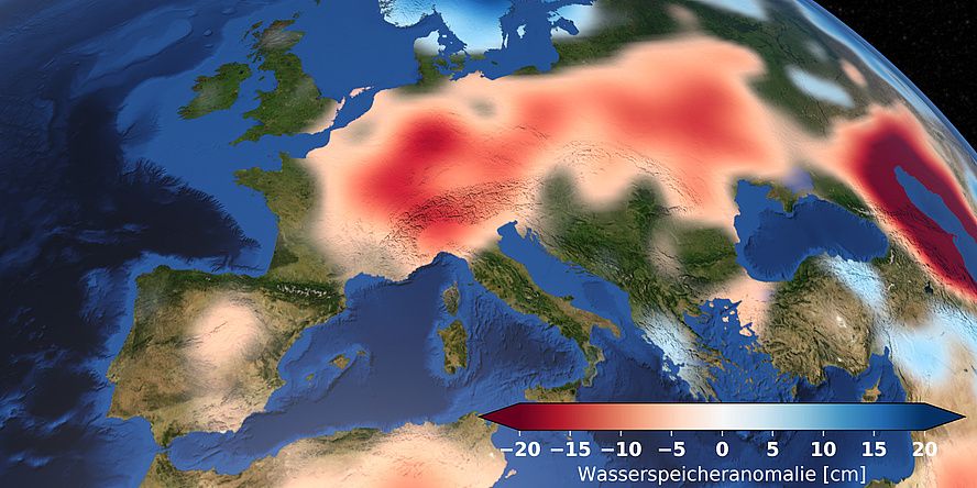 Anomalías en las masas de agua en Europa