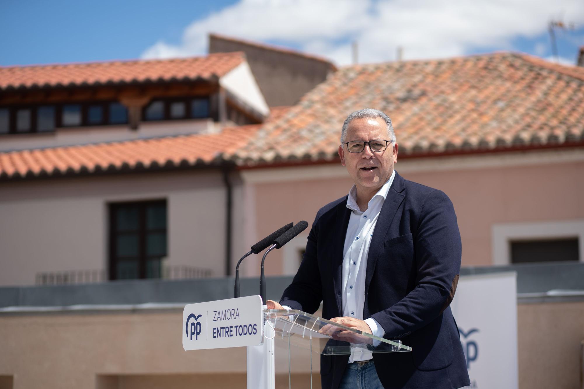 Acto del Partido Popular (PP) de Zamora en apoyo a Jesús María Prada