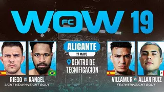 La presencia de Topuria dará brillo a WOW 19 en Alicante