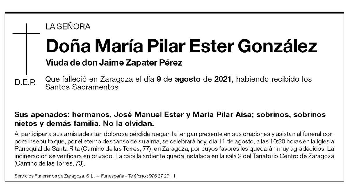 María Pilar Ester González