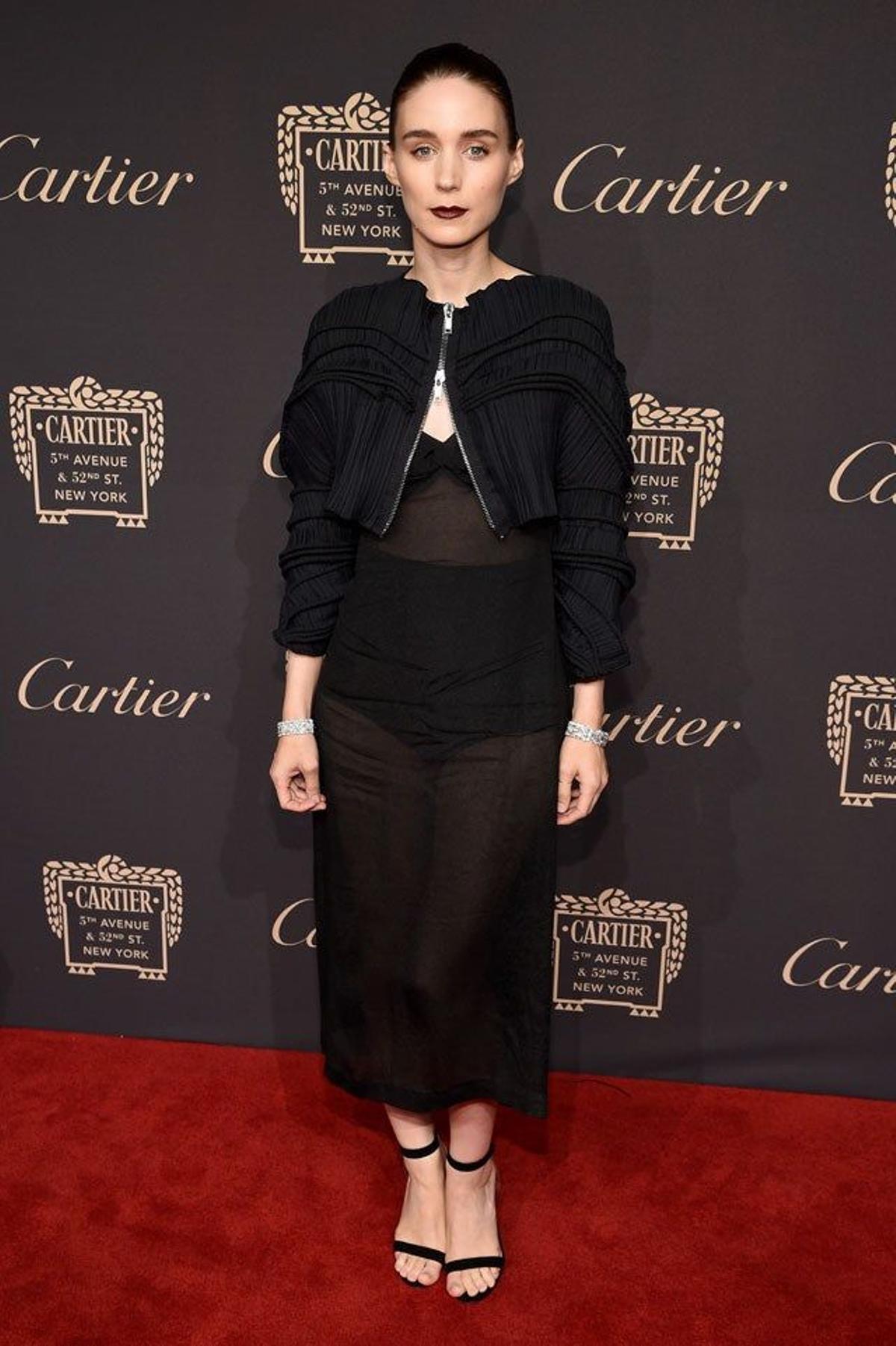 Rooney Mara, en la fiesta de reapertura de la Maison Cartier de Nueva York.