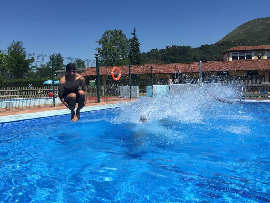 Apertura de las piscinas de Cangas de Onís