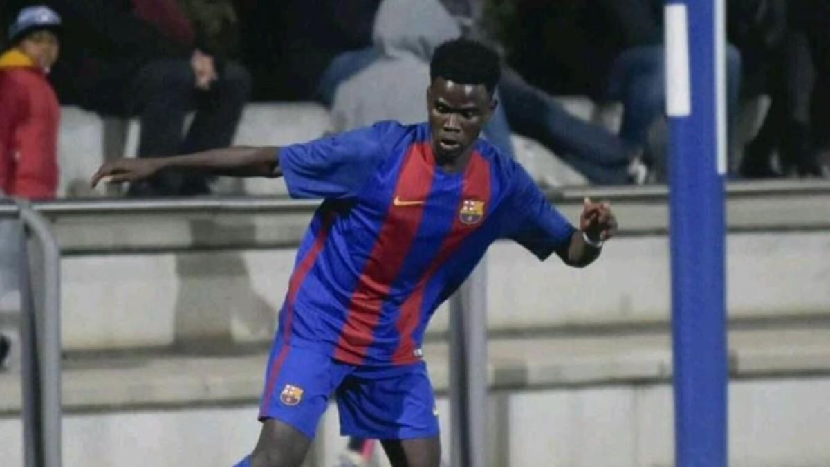 Patrice Sousia marcó muchos goles en la cantera blaugrana