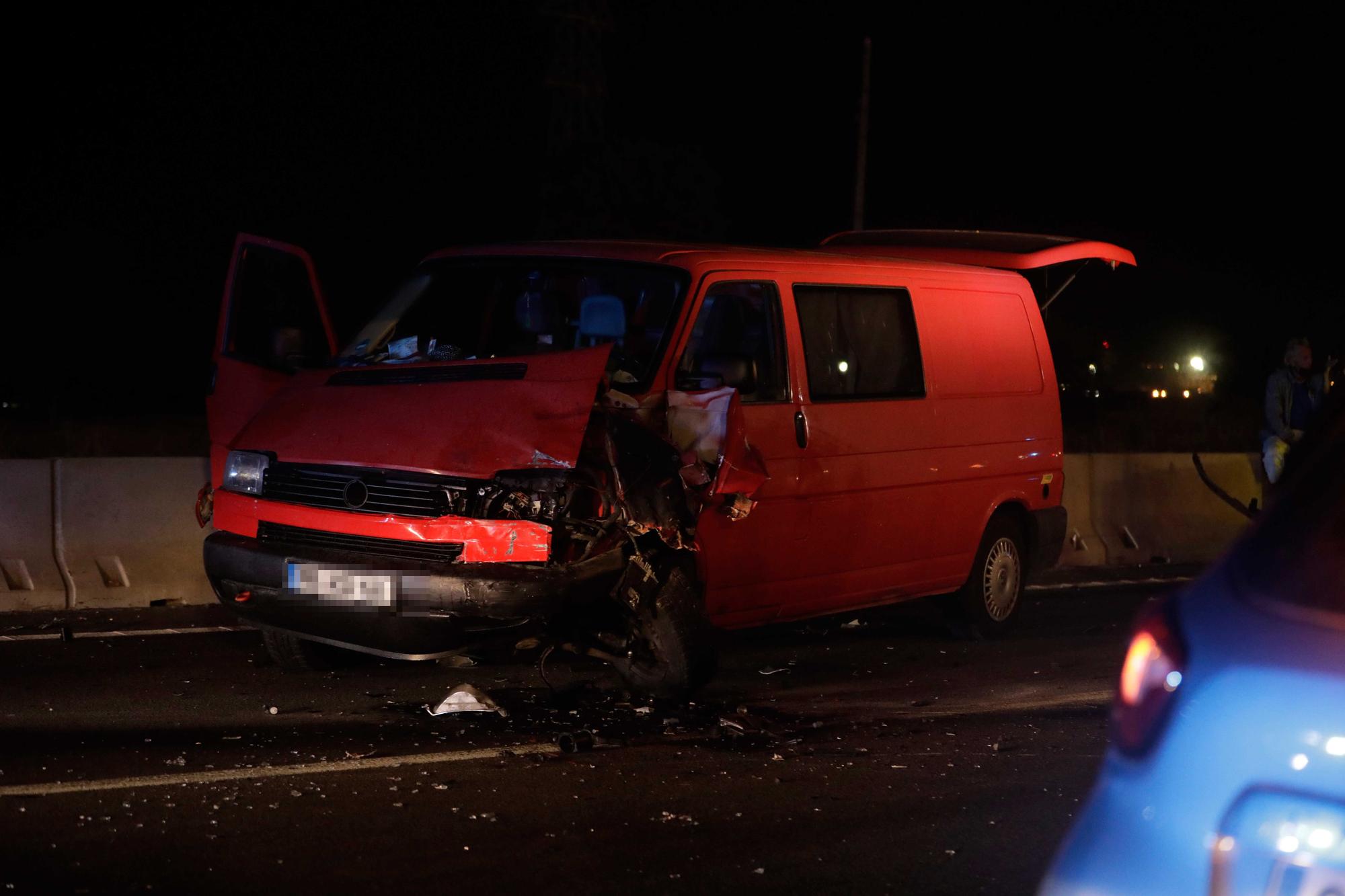 Mueren dos motoristas en un accidente de tráfico en Palma