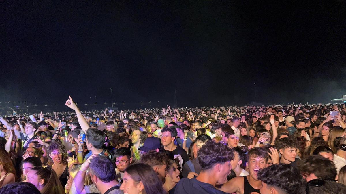 Un concert dins la Festa Major de Palamós en una edició passada.