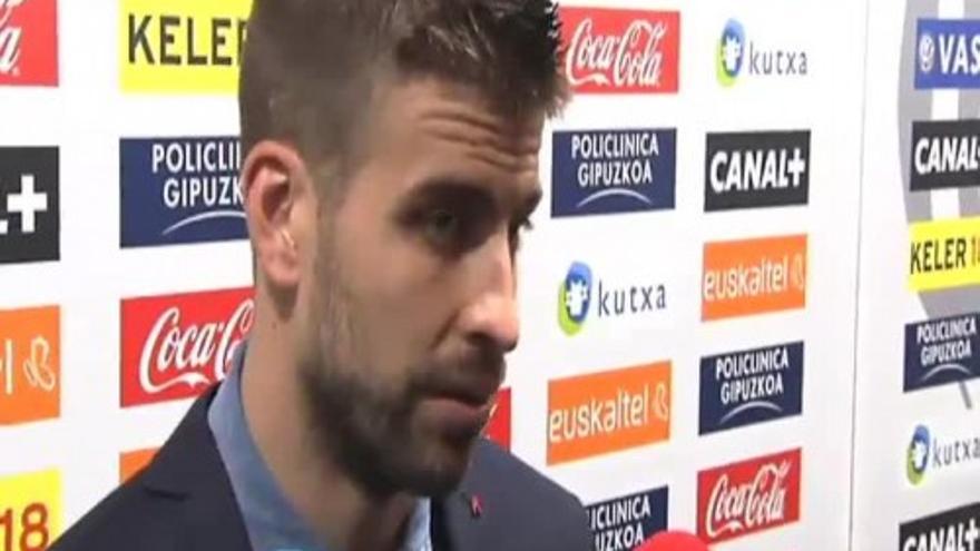 Piqué: "El Madrid en la final es un aliciente más"