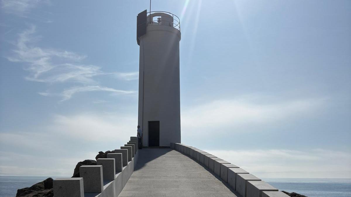 o faro do Roncudo tras a súa rehabilitación.