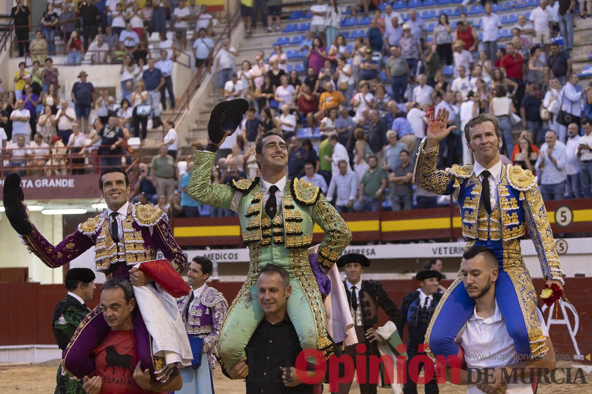 Corrida de toros en Abarán (El Fandi, Emilio de Justo, El Payo)